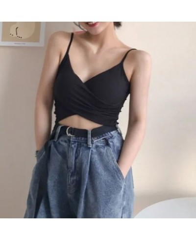 Women Crop Top Tube Top Seamless Underwear Female Crop Tops Girls Streetwear Sexy Lingerie Padded Tube Bra Bandeau Top $14.12...