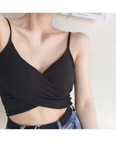 Women Crop Top Tube Top Seamless Underwear Female Crop Tops Girls Streetwear Sexy Lingerie Padded Tube Bra Bandeau Top $14.12...