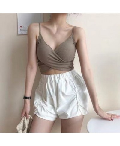 Women Crop Top Tube Top Seamless Underwear Female Crop Tops Girls Streetwear Sexy Lingerie Padded Tube Bra Bandeau Top $14.12...