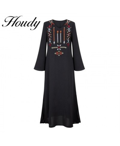 Black Robe Musulman Djellaba Femme Kaftan Abaya Dubai Turkey Muslim Hijab Dress Caftan Dresses Abayas For Women $42.99 - Skirts