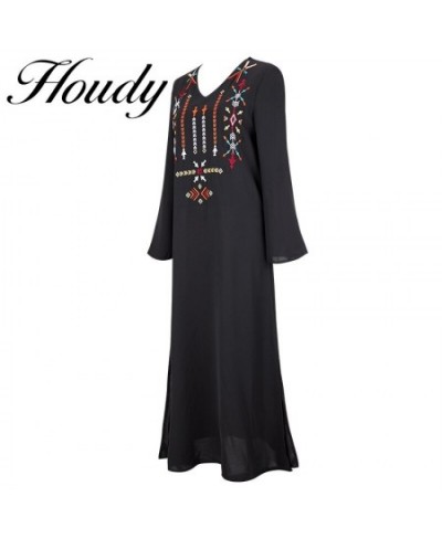 Black Robe Musulman Djellaba Femme Kaftan Abaya Dubai Turkey Muslim Hijab Dress Caftan Dresses Abayas For Women $42.99 - Skirts