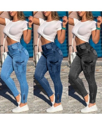 Women Jeans Pants 2022 Pencil Pants Skinny High Waist Jeans For Woman 90s Trousers Ankle-Length Zip Hem Women Pants vaqueros ...