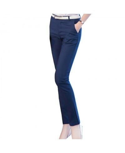 Women Pencil Pants Autumn High Waist Ladies Office Trousers Casual Female Slim Bodycon Pants Elastic Pantalones Mujer $42.98 ...