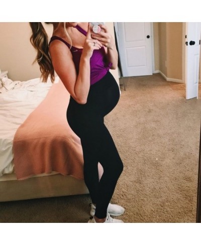 Maternity Leggings High Waist Belly Support Leggins for Pregnant Women Pregnancy Skinny Pants Body Shaping Postpartum Trouser...