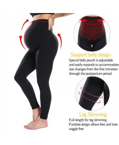 Maternity Leggings High Waist Belly Support Leggins for Pregnant Women Pregnancy Skinny Pants Body Shaping Postpartum Trouser...