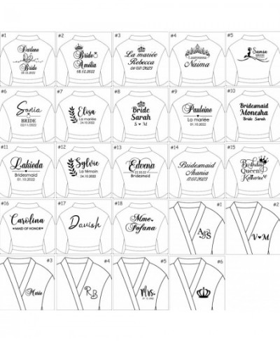 Customized Logo Wedding Date Name Bathrobe Faux Silk Bridal Robe Bride Bridesmaid Wedding Robes Woman Bachelorette Preparewea...