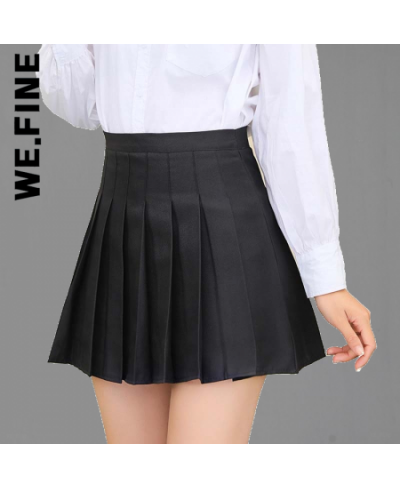 Women Mini Skirt Fashion High Waist Solid Skirts Spring Zipper Skirts For Women Safety Pants Pleated Skirt Shorts Y2K $24.72 ...