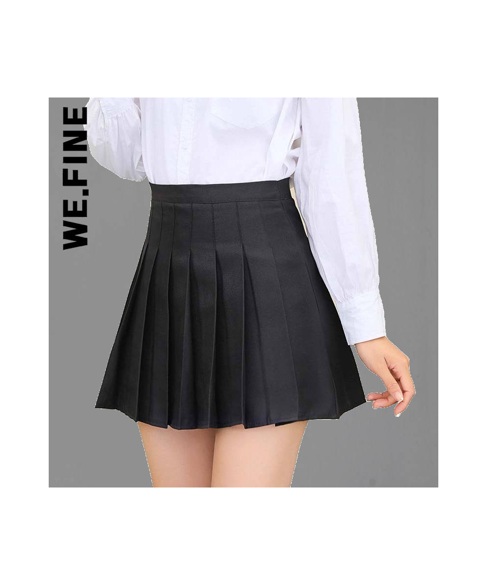 Women Mini Skirt Fashion High Waist Solid Skirts Spring Zipper Skirts For Women Safety Pants Pleated Skirt Shorts Y2K $24.72 ...