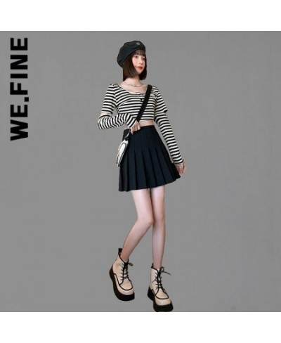 Women Mini Skirt Fashion High Waist Solid Skirts Spring Zipper Skirts For Women Safety Pants Pleated Skirt Shorts Y2K $24.72 ...