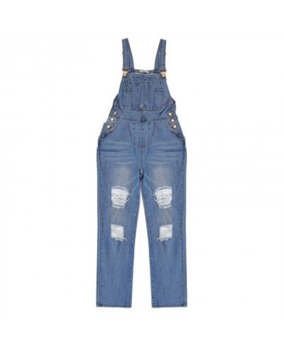 Suspenders Women's Jeans 2023 Jeans Jumpsuit Retro Simple Fragments Pants Women's Suspenders Women's Fashion Work Wear $57.72...