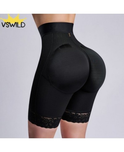 Fajas Colombianas Women High Waist Fake Ass Stretch Shorts Tummy Control Belly Sheath Waist Trainer Reductive Slimming Pants ...