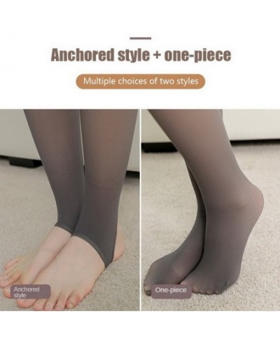 Thermal Legging Women Winter Sexy High Waist Slim Translucent Pantyhose Nylon Tight Female Elastic Wool Sock Pants Warm $19.1...