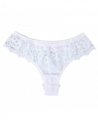 Underwear Thong Low Comfortable Lace Cotton Sexy Women's Crotch Waist Intimates Intimates Underwear Bra $22.40 - Underwear