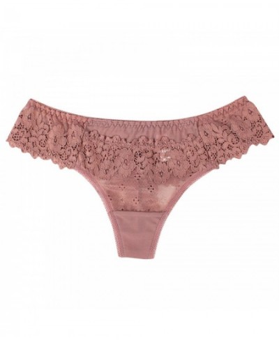 Underwear Thong Low Comfortable Lace Cotton Sexy Women's Crotch Waist Intimates Intimates Underwear Bra $22.40 - Underwear