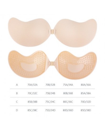 Invisible Strapless Adhesive Stick Bra Strapless Push Up Bras Women Sexy Backless Lingerie Seamless Silicone Bralette Underwe...