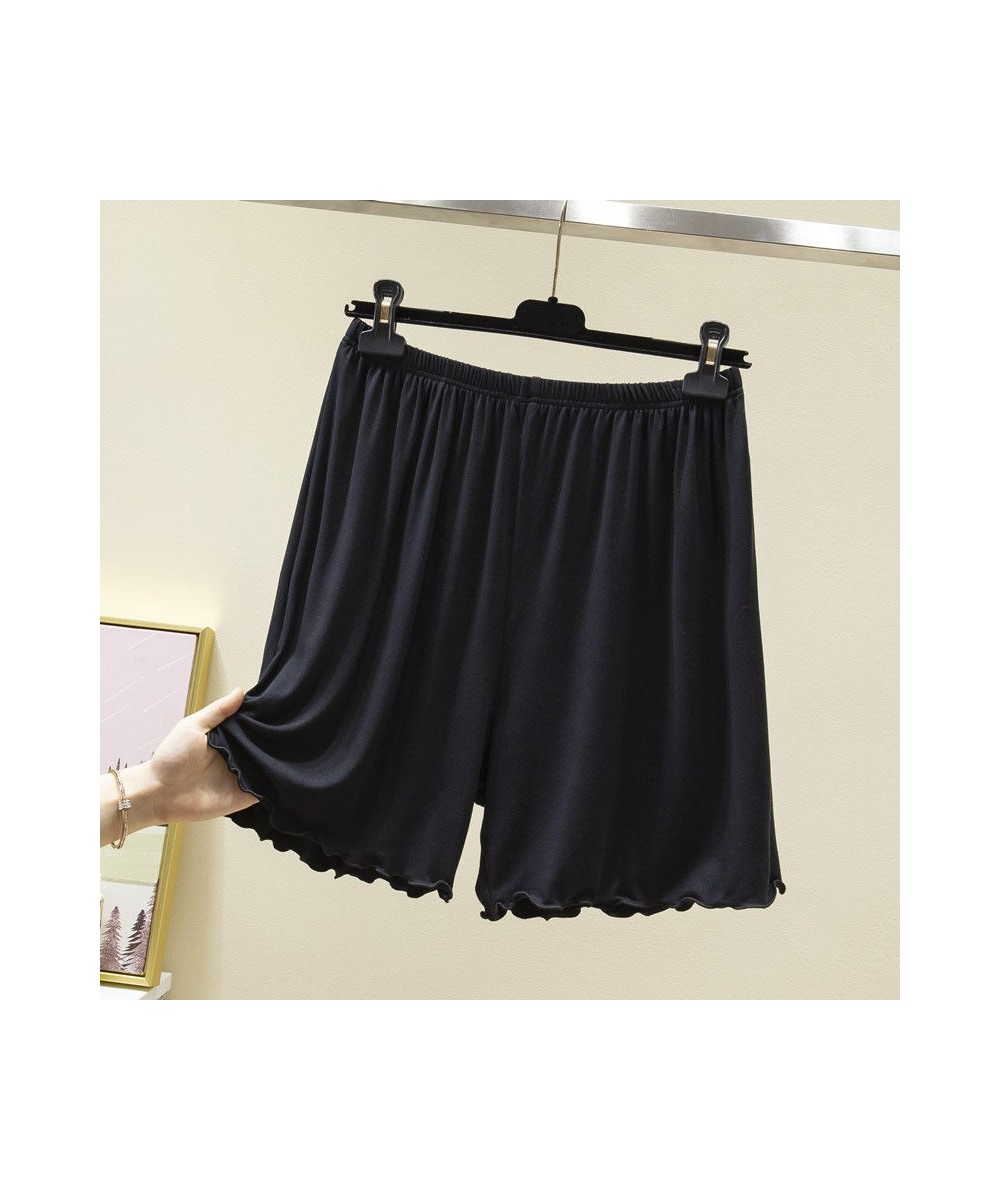 L-6XL Women Pajama Shorts Comfy Lounge Bottom Sleep Shorts Stretchy Pajama Bottoms Shorts with Ruffles Hem Plus Size $20.77 -...