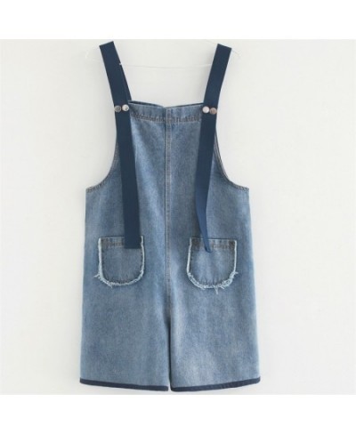 Jeans Jumpsuit Women 2023 Playsuit Summer Romper Fresh Mori Girl Short Pants Loose Cute Preppy Style Denim Overalls $52.62 - ...