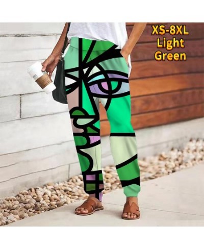 Women's Casual / Sporty Leisure Sports Pants Weekend Pocket Abstract Print Mid Waist Casual Ankle-Length Comfort Sweatpants $...