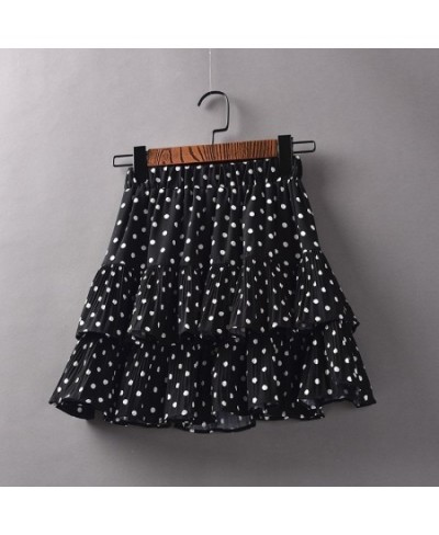 New Women Chiffon Floral All-match Fluffy Cake Short Skirts 2022 Summer Korean Ladies High Waist Mini Skirt For Women $33.06 ...