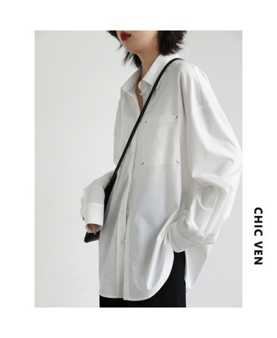 Women's Shirts Long Sleeve Casual Loose Sunscreen Top Woman Shirt Solid Female Top Office Lady Coat Spring Summer 2022 $65.84...