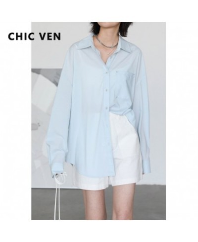 Women's Shirts Long Sleeve Casual Loose Sunscreen Top Woman Shirt Solid Female Top Office Lady Coat Spring Summer 2022 $65.84...