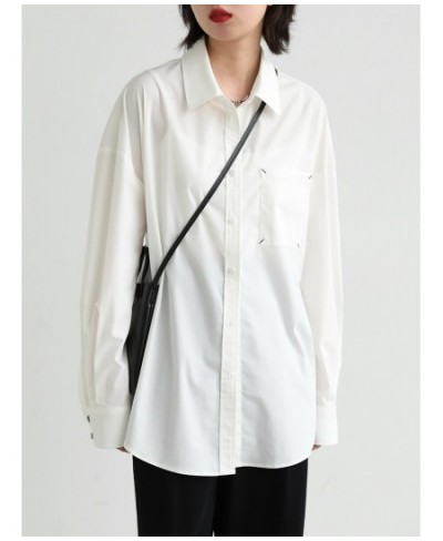 Women's Shirts Long Sleeve Casual Loose Sunscreen Top Woman Shirt Solid Female Top Office Lady Coat Spring Summer 2022 $65.84...