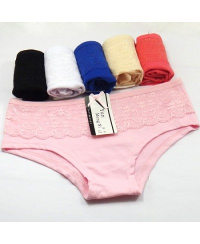 5Pcs/lot Cotton Women's Briefs Sexy Low-Waist Panties Ladies Underwear 86525 $25.83 - Underwear