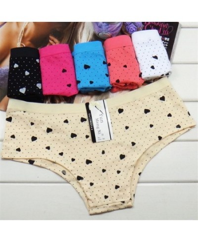 5Pcs/lot Cotton Women's Briefs Sexy Low-Waist Panties Ladies Underwear 86525 $25.83 - Underwear