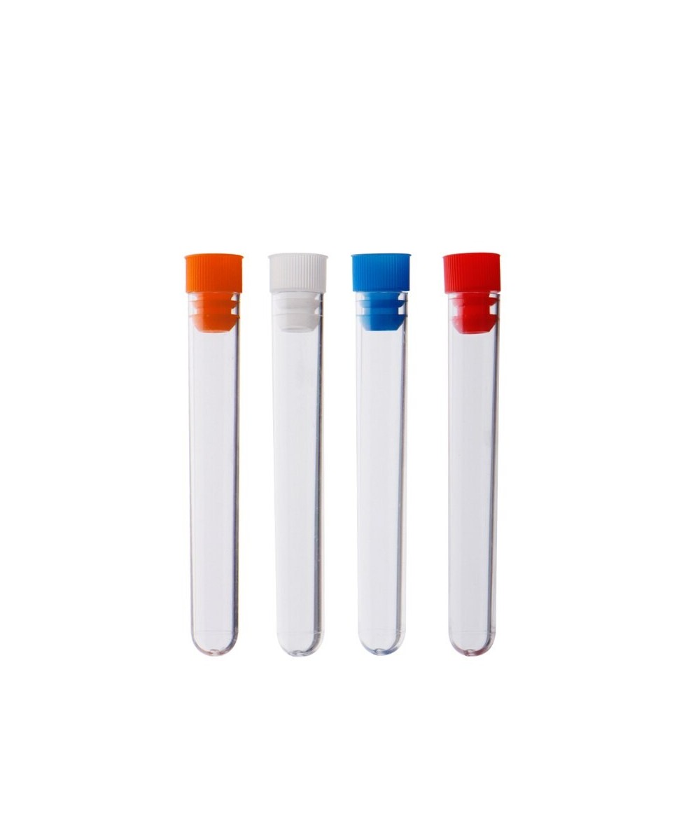 100 Pieces 12*100mm PS Plastic Test Tube With Screw Cap $64.89 - Underwear