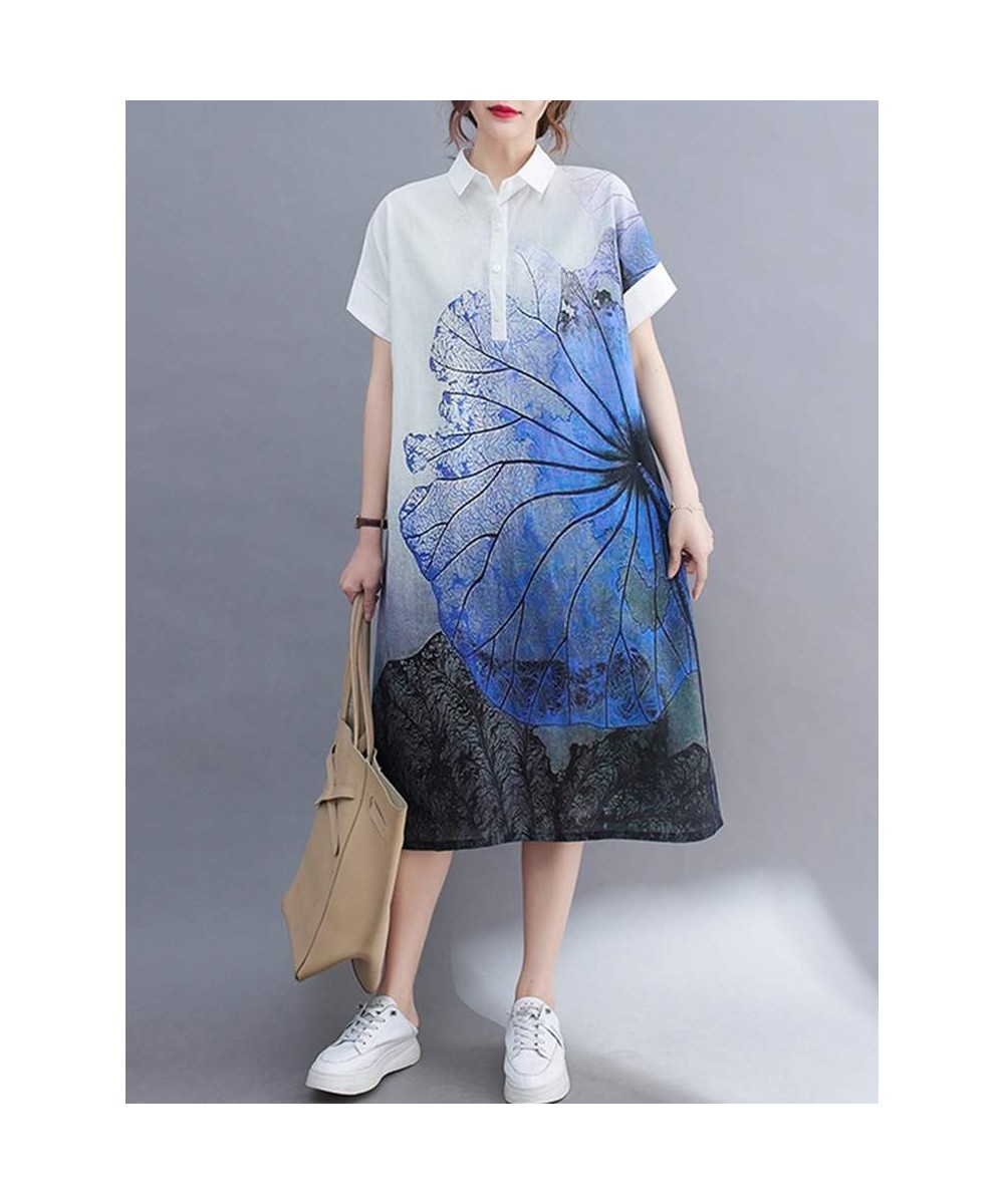 Formal Summer Dresses Woman 2023 Short Sleeve Shirt Dress Fashion OL Print Vestido Oversized Casual Solid Baggy Sundress $46....