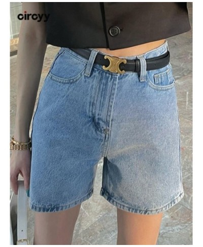 Jeans Shorts for Women Blue High Waisted A-Line Casual Comfortable Slim Shorts Spring 2022 Fashion Pockets Streetwear $38.54 ...