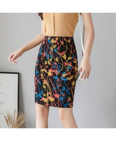 Oversized Printed Sexy Skirt Women 2023 Fashion Autumn High Waist Mini Skirts Bodycon Office Lady Winter Pencil Skirt Jupe $3...