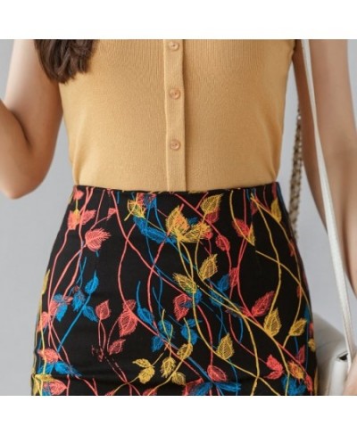 Oversized Printed Sexy Skirt Women 2023 Fashion Autumn High Waist Mini Skirts Bodycon Office Lady Winter Pencil Skirt Jupe $3...