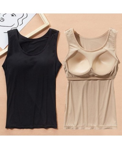 Women Built Padded Tank Top Female Slim Breathable Fitness Camisole Tops Ladies Solid Push Up Vest Blusas Femininas S14 $29.3...