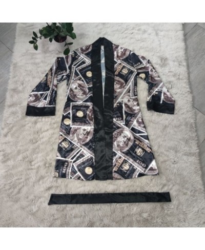 Designer Robes Women Luxury Brand Sleepwear 2023 Female Bathrobes With Belt Sexy Plus Size home Clothes Women's Silk Pajamas ...