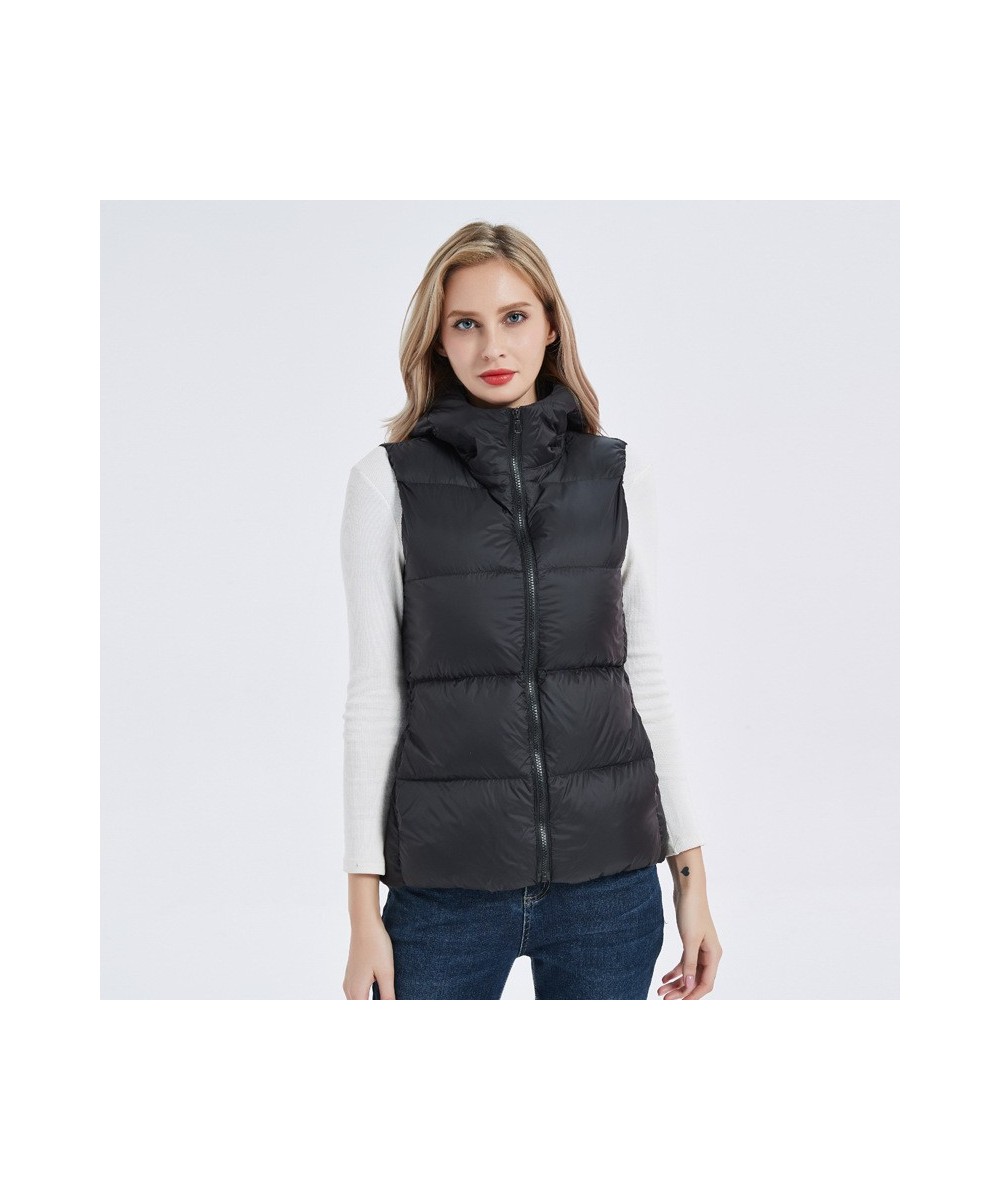 Women Ultra Light Down Vest with Hood Casual Slim Waistcoat 90% White Duck Down Gilet 2023 $71.79 - Jackets & Coats