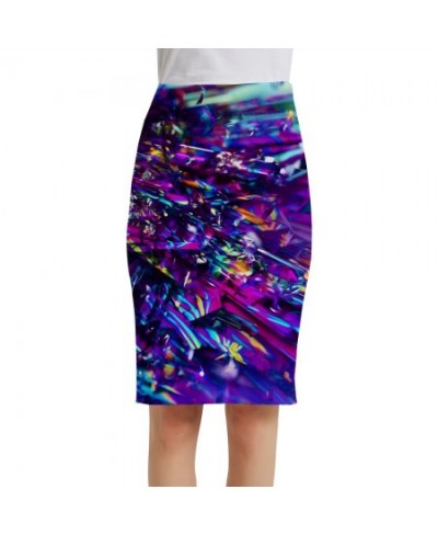 Psychedelic Skirts Women Dizziness 3d Skirt Flowers Office Three-Dimensional Sexy Print Skirt Ladies Skirts Womens Floral $24...