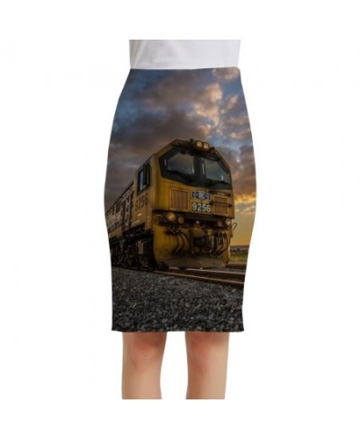 Psychedelic Skirts Women Dizziness 3d Skirt Flowers Office Three-Dimensional Sexy Print Skirt Ladies Skirts Womens Floral $24...