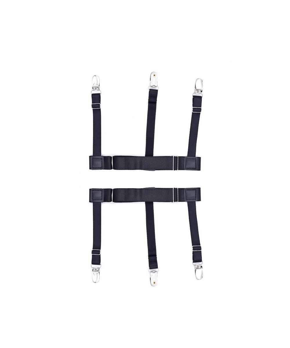 1 Pair Men Women Shirt Stays Garters Holder Adjustable Resistance Belt Shirt Suspenders Locking Clamps Non-slip Strap $21.22 ...