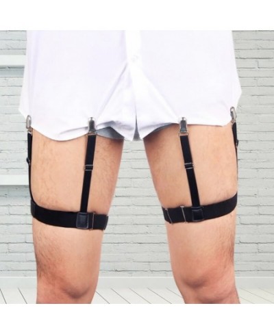 1 Pair Men Women Shirt Stays Garters Holder Adjustable Resistance Belt Shirt Suspenders Locking Clamps Non-slip Strap $21.22 ...