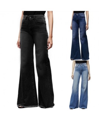 2023 High Waist Wide Leg Jeans Brand Women Boyfriend Jeans Denim Skinny Woman's Vintage Flare Jeans Plus Size 4XL Pant $50.14...