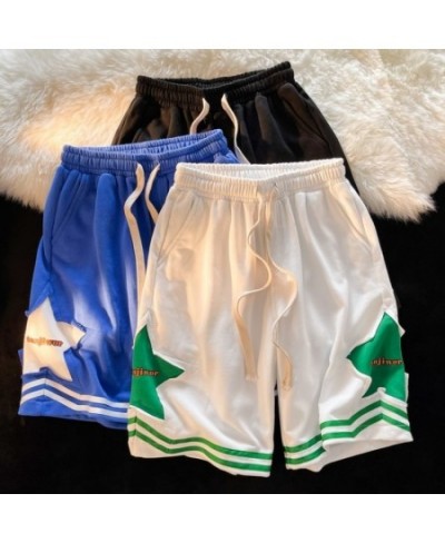 Harajuku personality star design shorts women 2023 trend streetwear loose casual sports shorts women high waisted shorts y2k ...