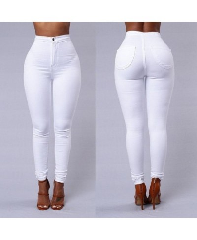 4XL Womens Fashion Solid Leggings Sexy Fitness High Waist Legging Pencil Trousers female trousers White Black Blue Pants $25....