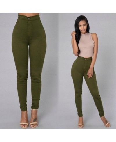 4XL Womens Fashion Solid Leggings Sexy Fitness High Waist Legging Pencil Trousers female trousers White Black Blue Pants $25....