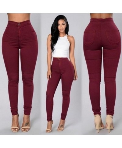 4XL Womens Fashion Solid Leggings Sexy Fitness High Waist Legging Pencil Trousers female trousers White Black Blue Pants $25....