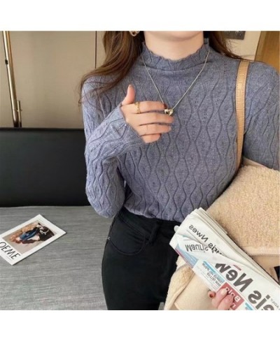 New Faux Cashmere Turtleneck Women Sweaters Autumn Winter Warm Pullover Slim Tops Knitted Sweater Jumper Soft Pull Female $24...