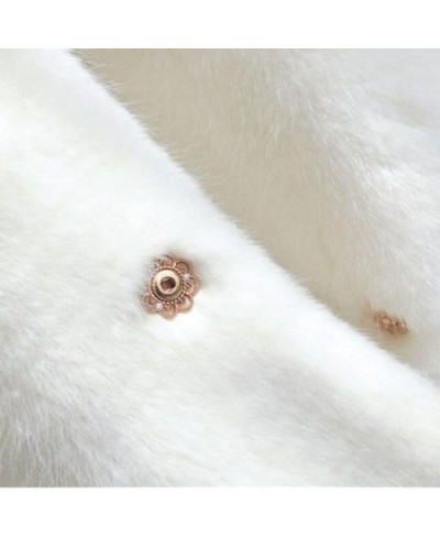 New Faux Mink Fur Coat Women Autumn Winter Thick Warm Fur Jackets Female Fashion Pink White Mink Fur Coats Large Size $65.01 ...