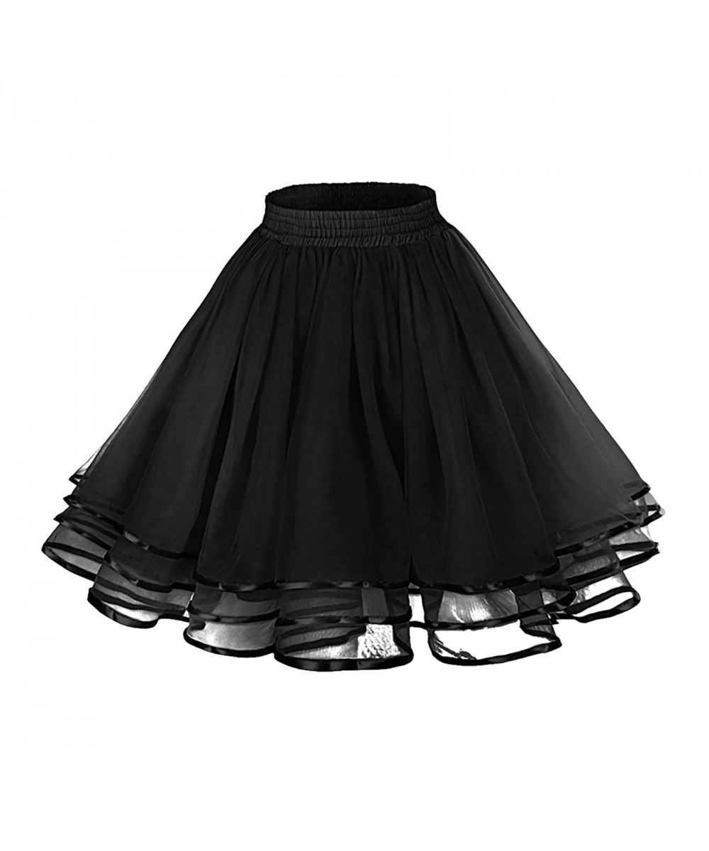 Vintage Kawaii Lace Pleated Mini Skirt A-line Flared Casual Mesh Skirts Ball Gown Юбка Dance Performance Girls Clothing In $3...