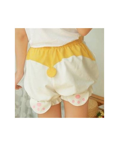 Cute Lolita Kawaii Women Sleeping Bottoms Fleece Shorts Corgi Butt Harajuku Pumpkin Bloomers Elastic Waist Girls Pajamas $33....