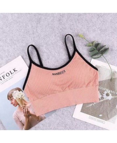 New Sports Bra For Women Gym Sexy Crop Top Bra Women Cotton Underwear Soft Comfort Tube Tops Female Brassiere Tops For Girls ...